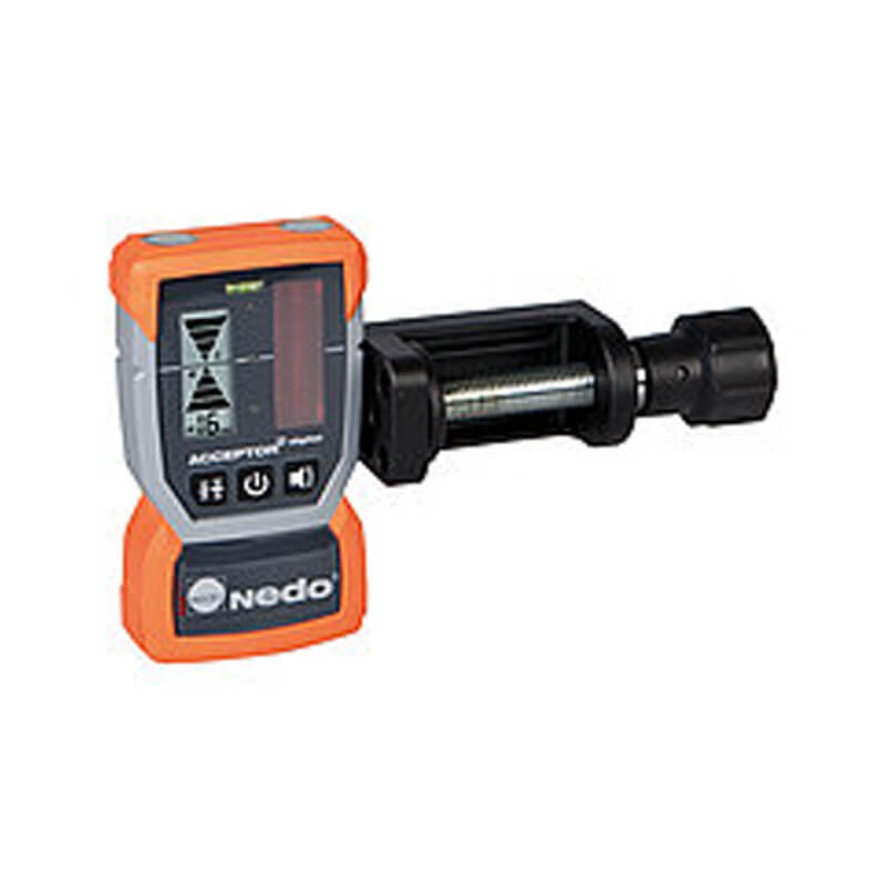 NEDO ACCEPTOR 2 digital with mm display and Heavy-Duty rod clamp