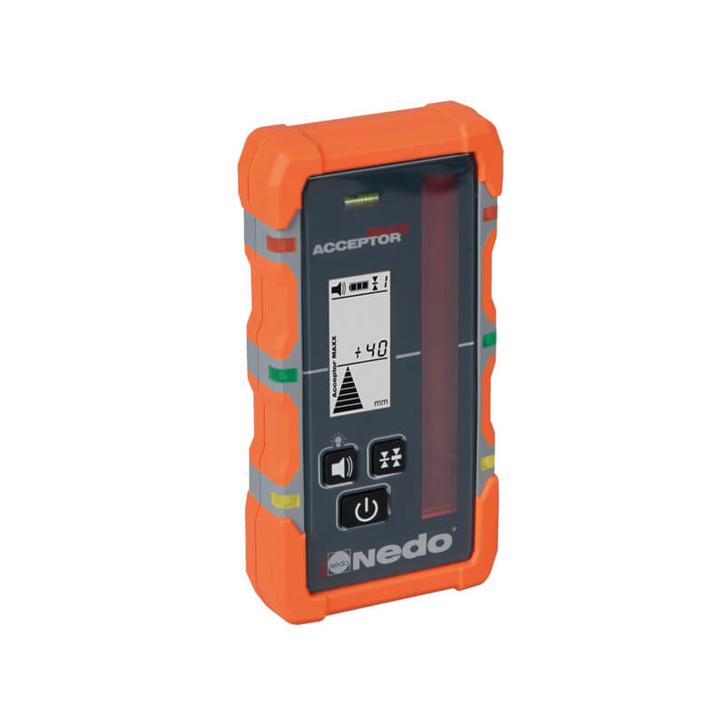 NEDO ACCEPTOR MAXX with mm display and Heavy-Duty rod clamp