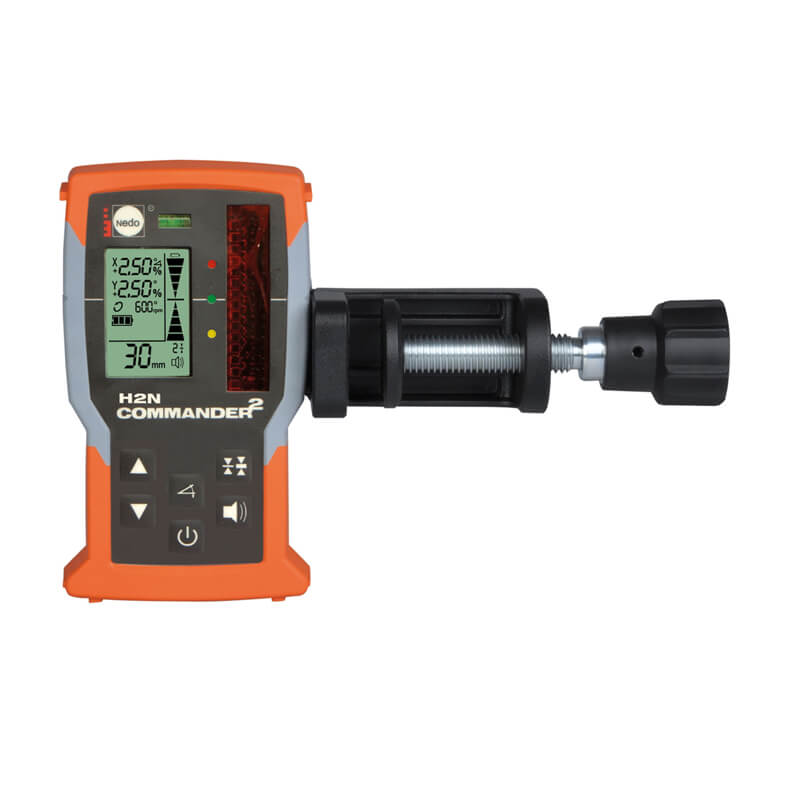 NEDO COMMANDER 2 H2N+ with mm display and Heavy-Duty rod clamp