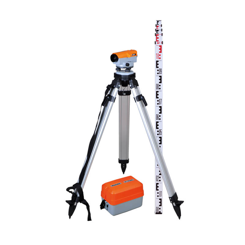 NEDO Levelling Set X32 with 5 m levelling staff + aluminium tripod