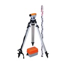 NEDO Levelling Set X32 with 5 m levelling staff + aluminium tripod