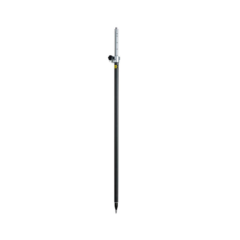 GeoMax ZPC200, Telescopic Carbon Fibre and aluminium pole  with 5/8“screw for GNSS. Extends to 2.5m