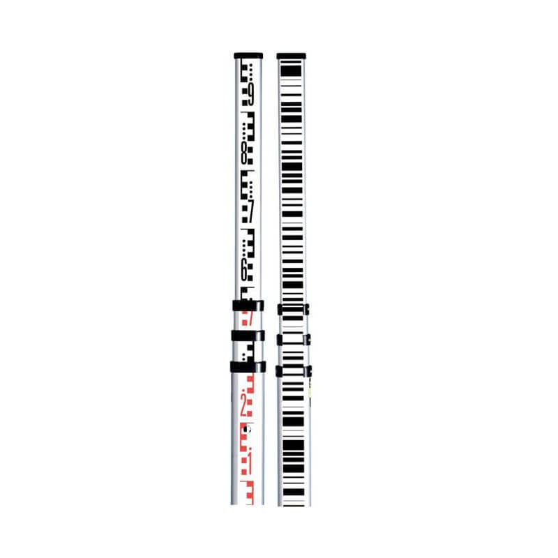 GeoMax GSS111, Dual face staff 5m 4sect metric