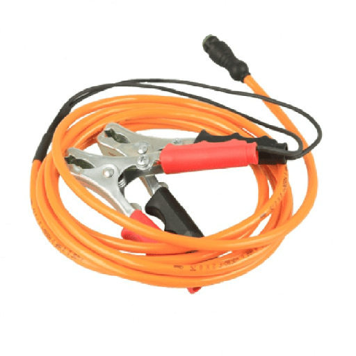 [GMX-821876] GeoMax Battery cable for connection of the Zeta 125 Series to a 12 V power supply, with battery clamp