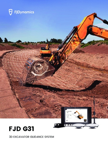 FJD G31 3D Excavator Guidance System 